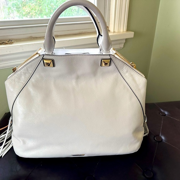 Rebecca Minkoff white leather handbag - Picture 8 of 9